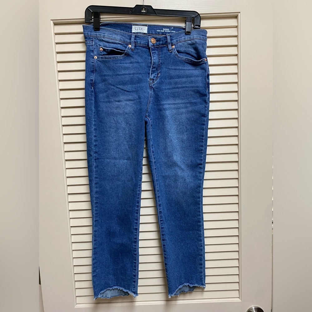 Nicole Miller Blue Skinny Jeans